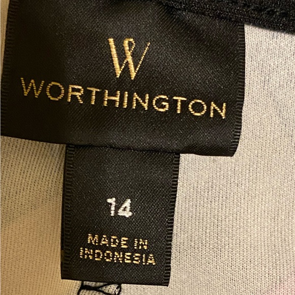 NWT Worthington multi heritage abstract pencil skirt size 14 - Picture 4 of 4
